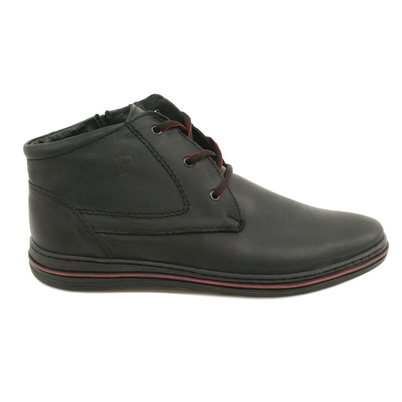 Polbut 339 sapatos masculinos negros preto