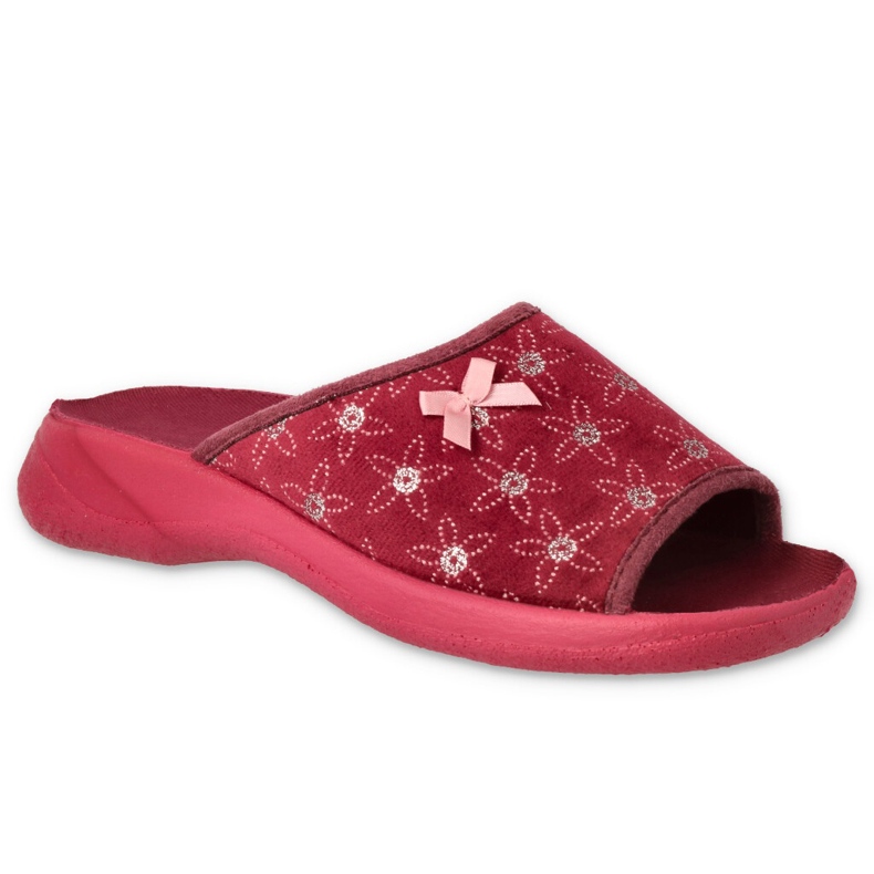 Calçado feminino Befado pu 442D194 Bordo vermelho multicolorido