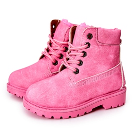 Trappers infantil botas rosa milos