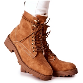 Calça Botas Trabalhadores Camel Kimmie castanho