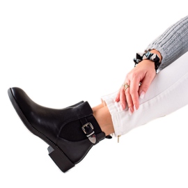 Chc Shoes Botas pretas confortáveis preto Chc Shoes Botas pretas confortáveis preto