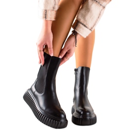 Seastar Botas na plataforma preto