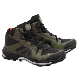 Sapatos de trekking de cano alto Filippo M PAW304B cáqui preto verde Sapatos de trekking de cano alto Filippo M PAW304B cáqui preto verde