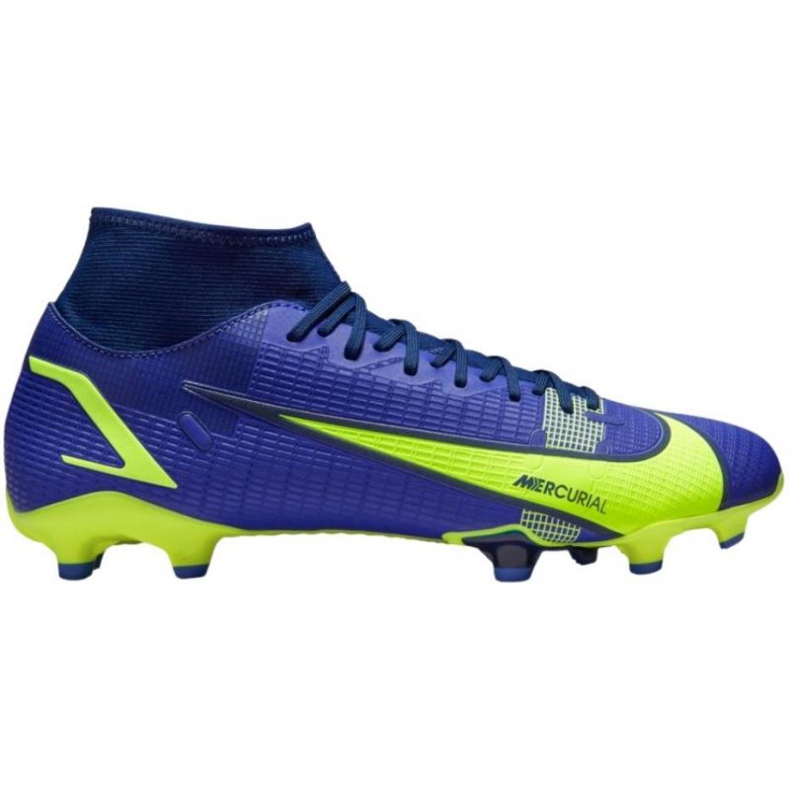Chuteiras Nike Mercurial Superfly 8 Academy FG / MG M CV0843 574 azul azul