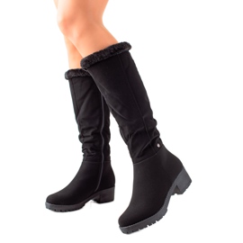 Groto Gogo Botas pretas quentes preto