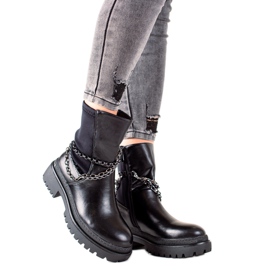 Gogo Sacos isolados com correntes preto Gogo Sacos isolados com correntes preto