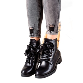 Evento Botas Com Amarração Decorativa preto