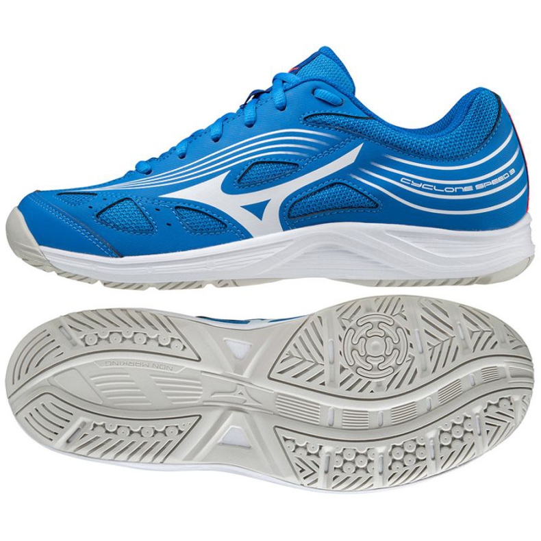 Tênis de vôlei Mizuno Cyclone Speed 3 M V1GA218024 azul azul Tênis de vôlei Mizuno Cyclone Speed 3 M V1GA218024 azul azul