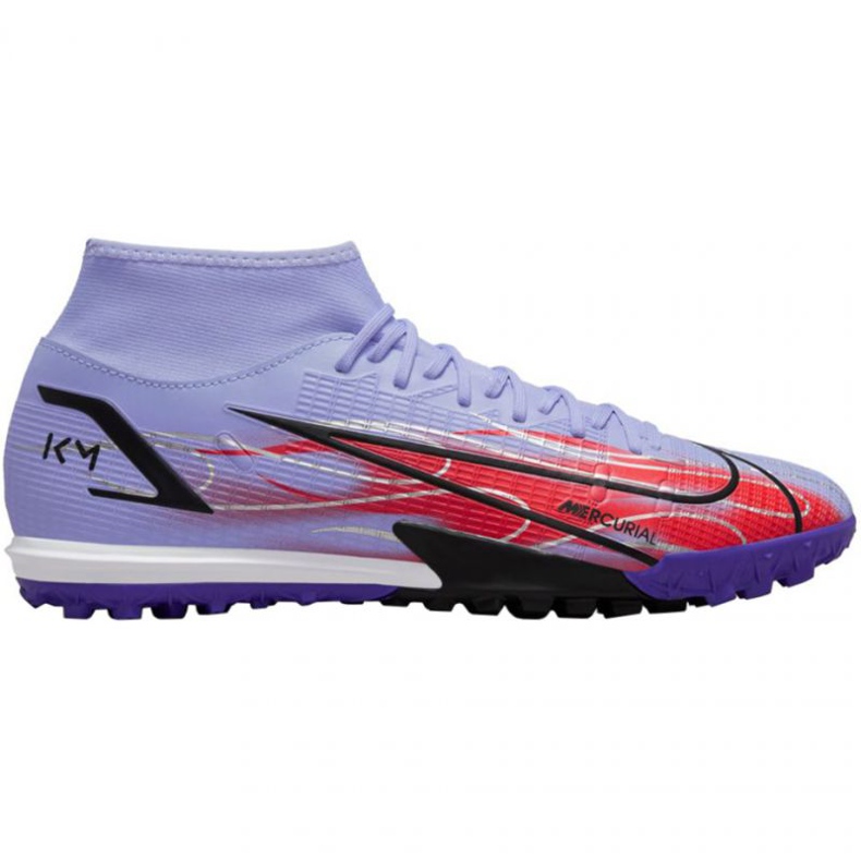 Chuteira Nike Mercurial Superfly 8 Academy Tf M DB2868 506 vermelho, roxo tolet Chuteira Nike Mercurial Superfly 8 Academy Tf M DB2868 506 vermelho, roxo tolet
