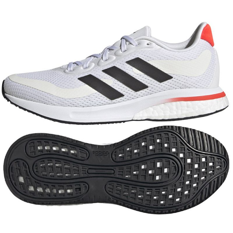 Sapatos Adidas Supernova Jr GY2730 branco preto