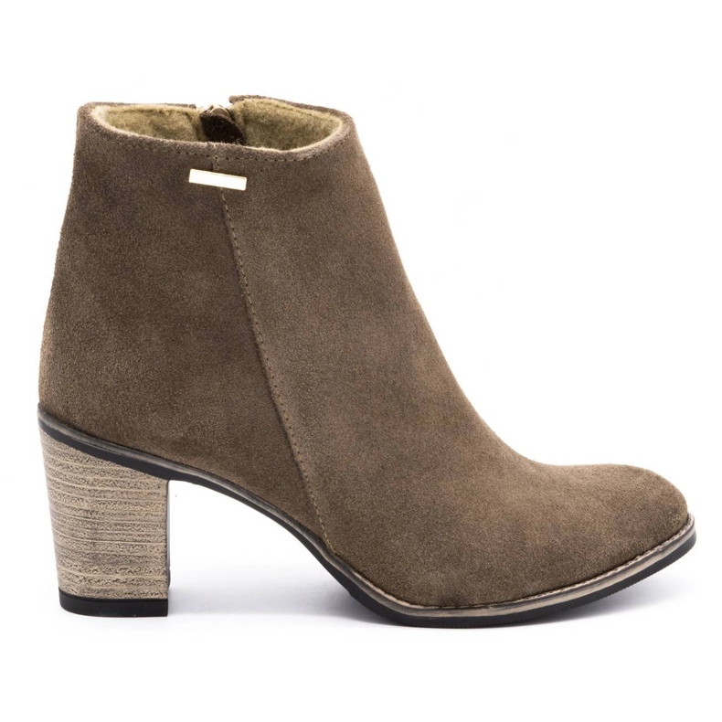 Olivier Botas Sara Ziemiste de salto alto bege