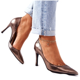 Stilettos In Spitz Monnari 0390-M22 Silver multicolorido prata