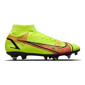 Chuteiras Nike Mercurial Superfly 8 Academy SG-Pro Ac M CW7432-760 verde verde