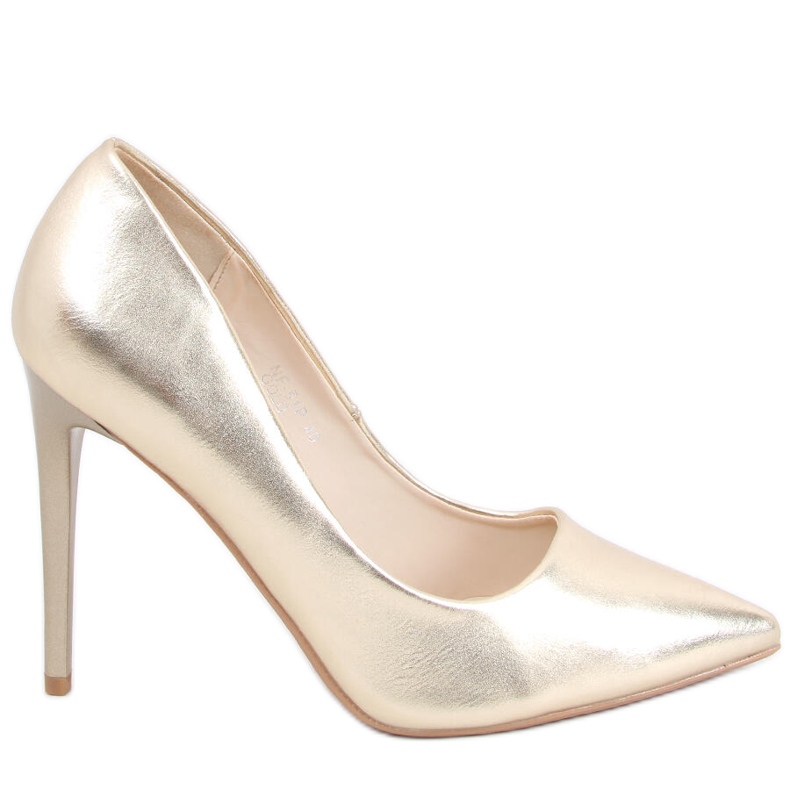 Bombas no calcanhar Eva Gold dourado