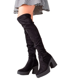 Seastar Botas de plataforma elegantes preto