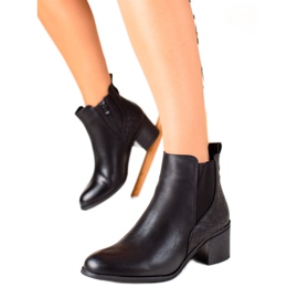 Evento Botas clássicas de couro ecológico preto Evento Botas clássicas de couro ecológico preto