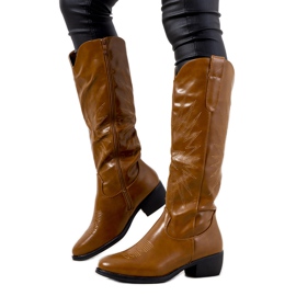 Botas de cowboy marrons, Berthiaume com alto isolamento marrom