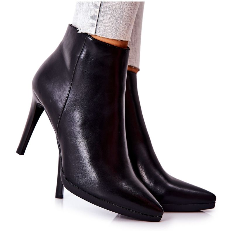 Botas femininas de salto alto Sergio Leone BT501 preto