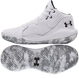 Tênis de basquete Under Armour Jet 21 3024260 103 branco branco Tênis de basquete Under Armour Jet 21 3024260 103 branco branco