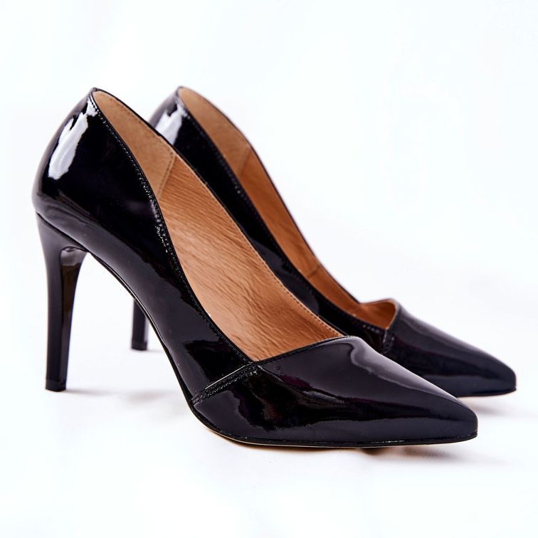 Stilettos lacado Spitz Monnari 0110-M20 Preto