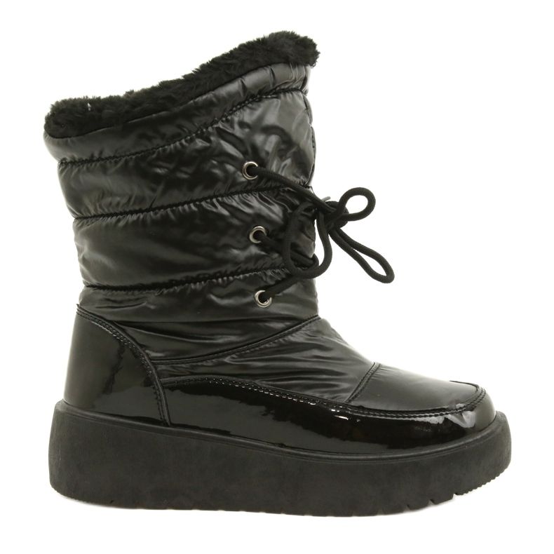 Botas de neve amarradas pretas Filippo DBT3403 preto