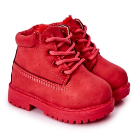 FR1 Botas Armadilhas Infantis Vermelho Dexter