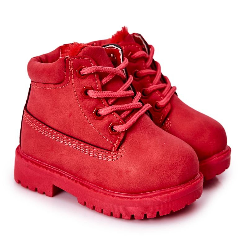 FR1 Botas Armadilhas Infantis Vermelho Dexter