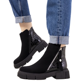 Botas femininas com isolamento preto da Eitan