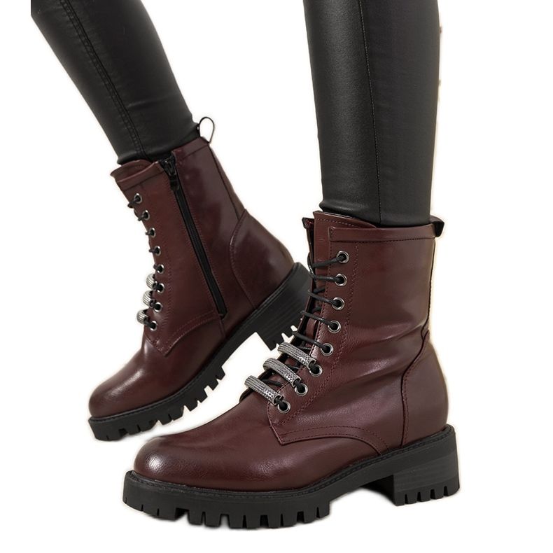 Botas com isolamento marrom Valdez clarete