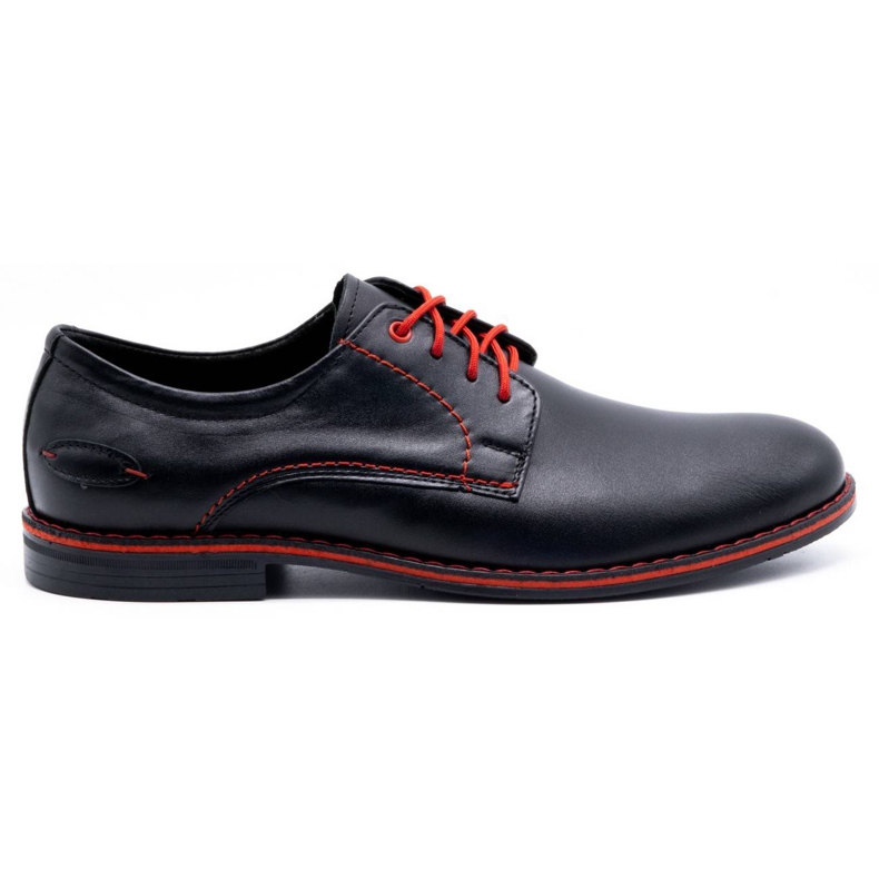 Olivier Sapatos pretos elegantes para homens 296LU