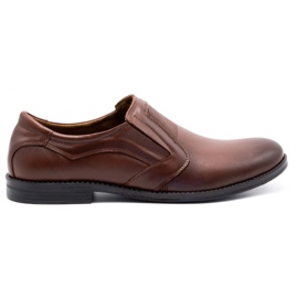 Olivier Sapatos masculinos elegantes 283T2 Lu marrom