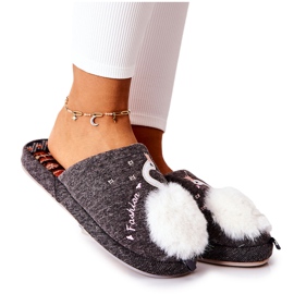 Chinelos quentes cisne de Gray Rey cinza