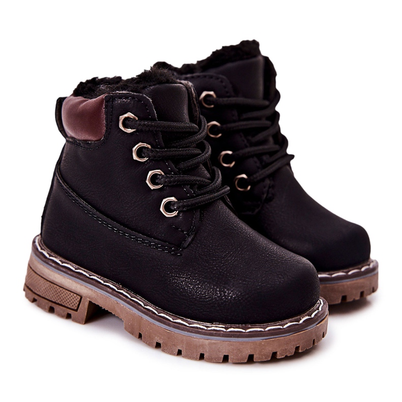 WT1 Botas de trapézio isolado preto para criança Black Royals