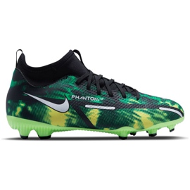Chuteiras Nike Phantom GT2 Academy Df Sw Mg Jr DM0742-003 multicolorido verde
