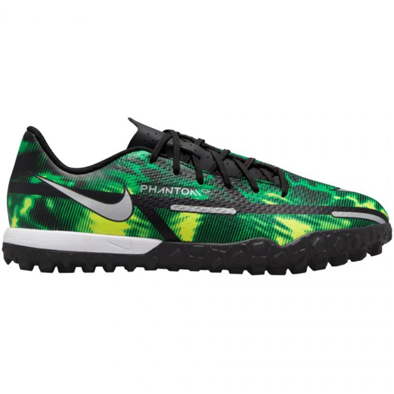 Chuteiras Nike Phantom GT2 Academy Tf Jr DM0739 003 multicolorido verde