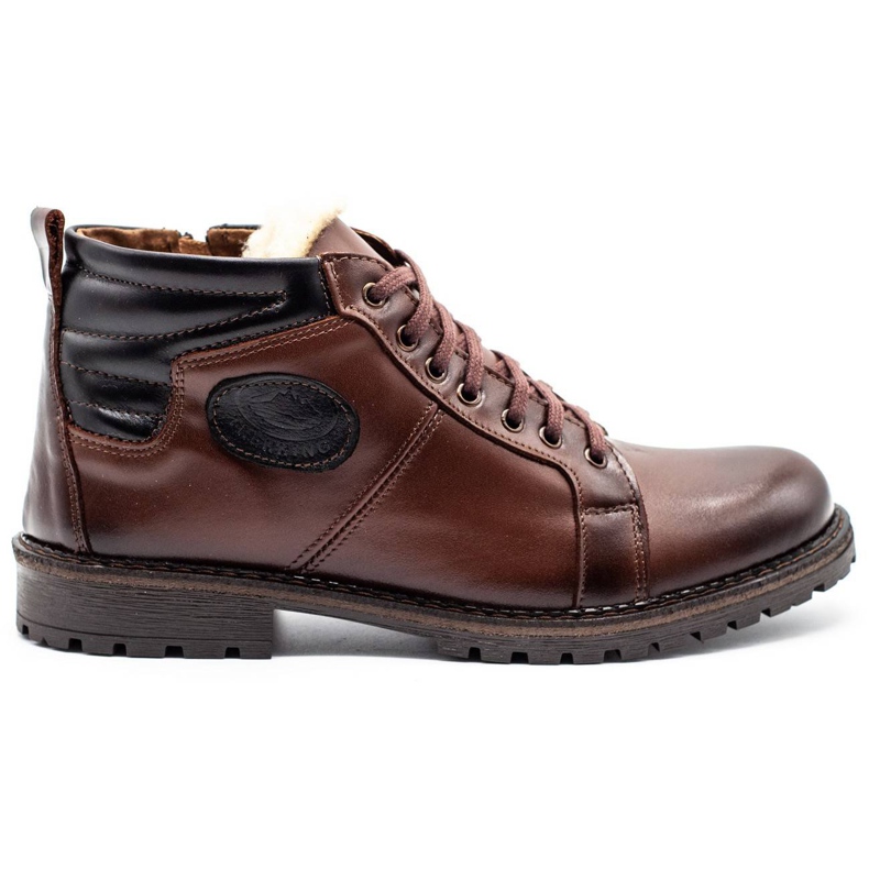 Mario Pala Botas de inverno masculinas marrons de 865 MP castanho
