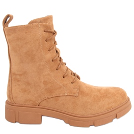 Trabalhadores com cadarços de Zoe Camel marrom