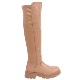 Botas femininas de montaria Sofia Khaki marrom