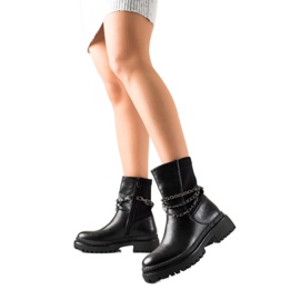 Sixth Sense Bolsas elegantes com uma corrente preto