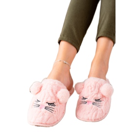 Evento chinelos quentes rosa