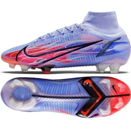 Chuteiras Nike Mercurial Superfly 8 Elite Km Fg M DB2859 506 multicolorido rosas e roxos