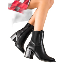 Laura Mode Botas elegantes preto