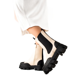 Seastar Botas Workery Fashion bege Seastar Botas Workery Fashion bege