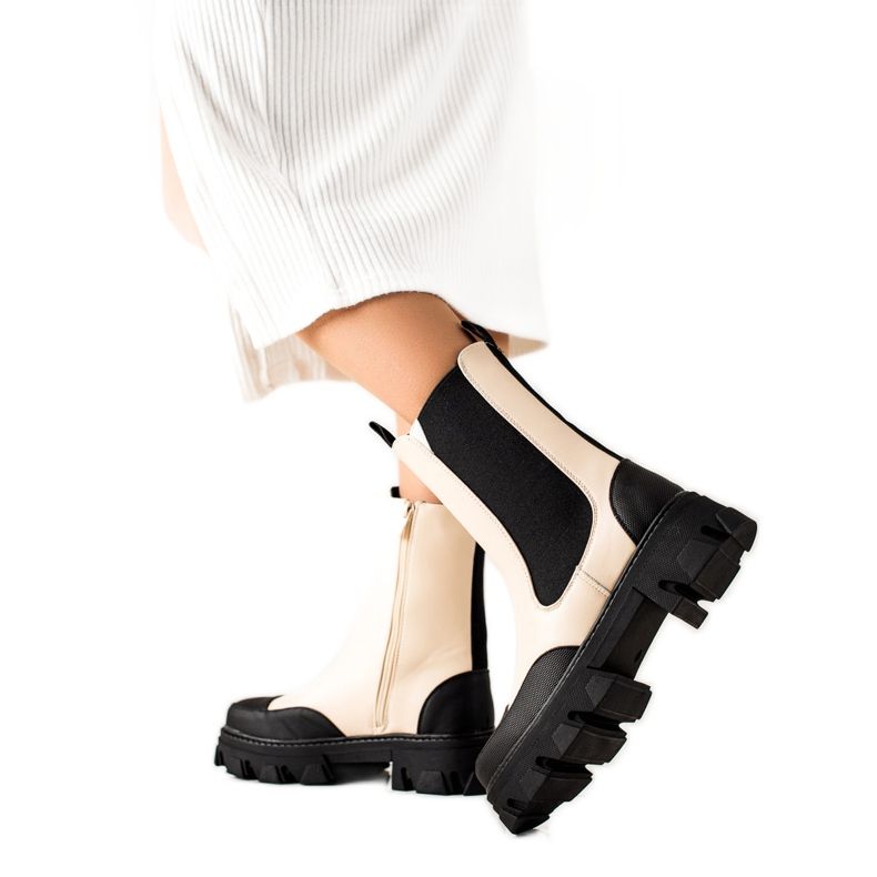 Seastar Botas Workery Fashion bege