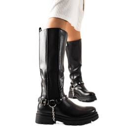 Sixth Sense Botas na plataforma com enfeite preto