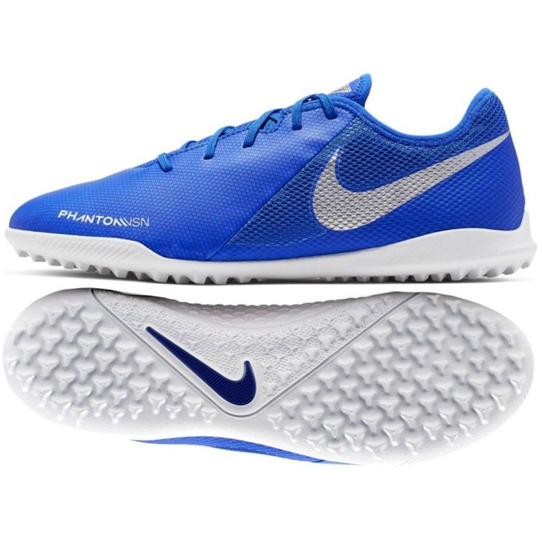 Chuteiras Nike Phantom Vsn Academy Tf M AO3223-410 azul