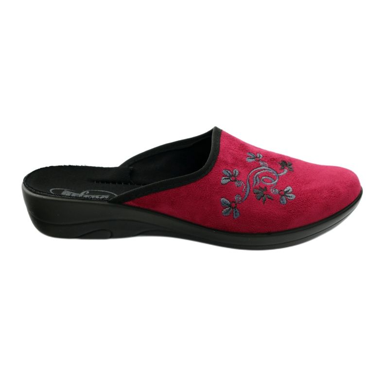 Sapatos femininos Befado pu 552D004 vermelho multicolorido
