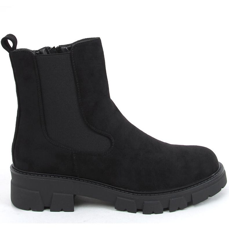 Botas Hege Black camurça Chelsea preto