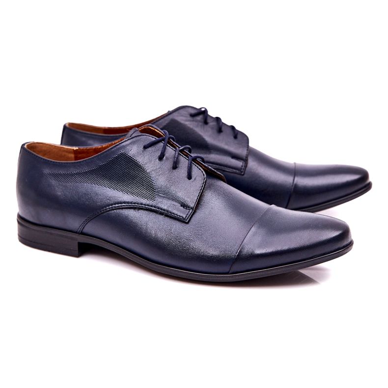 Bednarek Polish Shoes Chinelos de couro masculino bednarek azul marinho