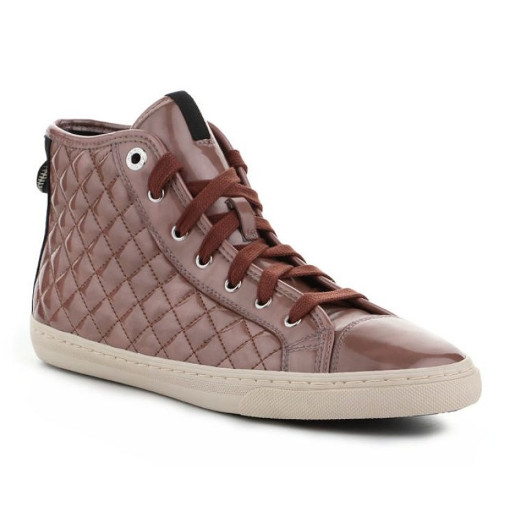 Sapatos Geox D N.Club A - Metal.Synt.Pat. D4258A-000HI-C8014 castanho